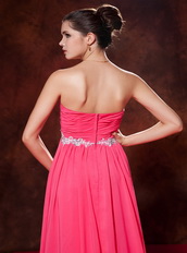 Gowns Prom Dress Coral Red 2014 Dresses For Prom Wear Inexpensive