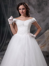 Beautiful Off The Shoulder Winter Prom Ball Gown Cheap Inexpensive