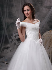 Beautiful Off The Shoulder Winter Prom Ball Gown Cheap Inexpensive
