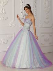 Pretty Sweetheart Multi-Color A Prom Quinceanera Dress Like A Princess