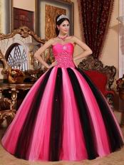 Cute Contast Color Skirt Girl Quinceanera Dress On Sale