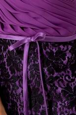 Straps Purple And Black Lace Skirt Short Prom Dress New Products