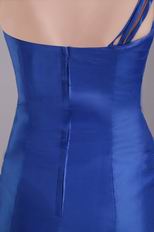 Lovely Cerulean Prom Dress With One Shoulder Neckline Skirt