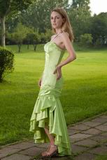 Mermaid Lime Green High Low Skirt New Look Prom Dress