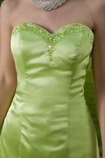 Mermaid Lime Green High Low Skirt New Look Prom Dress