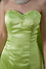 Mermaid Lime Green High Low Skirt New Look Prom Dress