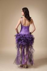 Top Designer Cascade Peacock Plume 2014 Sweet 16 Dress