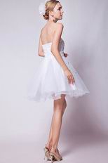 Discount Sweetheart White Sweet 16 Dresses Knee Length