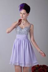 Spaghetti Straps Diamond Lilac Sweet 16 Dress Discount