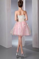 Lovely Multi Color Applique Flowers Sweet 16 Dress Discount