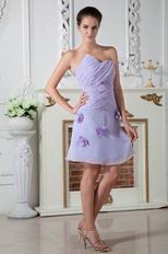 Lovely Asymmetrical Neck High Low Sweet 16 Dress