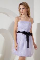 Spaghetti Straps Short Lovely Sweet 16 Dress Lavender