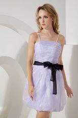 Spaghetti Straps Short Lovely Sweet 16 Dress Lavender