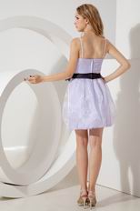 Spaghetti Straps Short Lovely Sweet 16 Dress Lavender