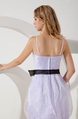 Spaghetti Straps Short Lovely Sweet 16 Dress Lavender