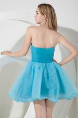 Sexy Sweetheart Crystl Aqua Skirt Dress For Sweet 16 Party