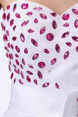 Stylish Bowknot Design Mini Sweet 16 Dress With Ruby