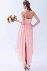 Cute Strapless Cascade Skirt Pink Sweet 16 Dress Discount
