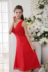 Top Designer V-neck Short Wine Red Sweet 16 Dress