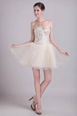 Sweetheart Short Skirt Sweet Sixteen Dress With Crystals