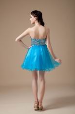 Cheap Azure Blue Girls Sweet Sixteen Dress And Gowns