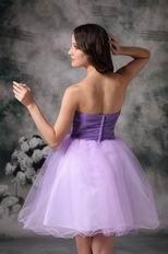 Beading Lilac Sweet 16 Dress With Bowknot Design