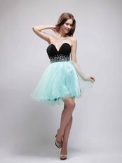 Black and Light Sky Blue Dresses To Sweet 16