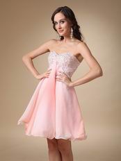 Fading Color Chiffon Fabric Cute Girls Sweet 16 Dress