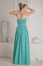 On Sale Sweetheart Turquoise Blue Chiffon Evening Dress