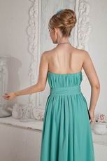 On Sale Sweetheart Turquoise Blue Chiffon Evening Dress