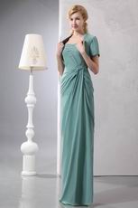 Mediun Aquamarine Mother Of The Bride Dress And Jacket