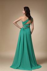 Sexy Split One Shoulder Skirt Buy Turquoise Prom Dresses Shop