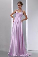 Not Expensive Halter Sweetheart Light Violet Prom Dresses