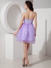 Lilac Girl Sweet Sixteen Dress With Bowknot Design