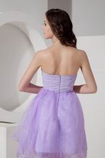 Lilac Girl Sweet Sixteen Dress With Bowknot Design