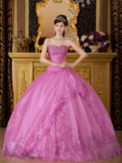 Sweetheart Lilac Quinceanera Dress With Embroidery