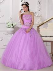 New Style Lilac Trimed Prom Quinceanera Dress UK