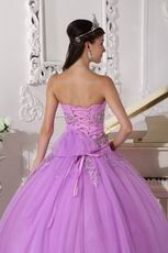 New Style Lilac Trimed Prom Quinceanera Dress UK