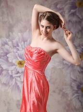 Sweetheart Mermaid Coral Pink Prom Dress UK