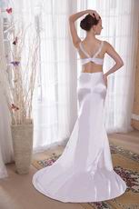 Sexy Mermaid 2014 Best Sell Silver Long Prom Dress