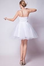 Discount Sweetheart White Sweet 16 Dresses Knee Length