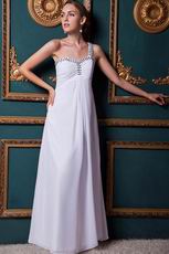 Beautiful One Shoulder Crystal Long Evening Dresses Gowns