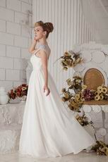 Affordable Wide One Shoulder Strap Ivory Prom Dresses With Lace