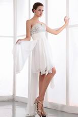 Amazing Crystals High Low Sweetheart Sweet 16 Dress