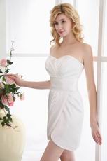 Sexy White Mother Of The Bride Short Dress With Jacket