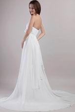 Sweetheart Chapel Train White Brand New 2014 Prom Dress