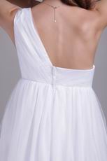 Ankle Length Layers White Plus Size Maternity Prom Dress