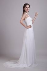 Halter Lace Up Skirt White Prom Dress For 2014 Prom Season