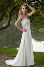 Designer Ivory Chiffon Prom Dresses Ready To Wear