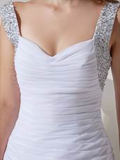 Beaded White Chiffon Buy Homecoming Dresses Online